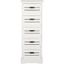 Coastal White Pine 5-Drawer Lingerie Chest with Slatted Crates