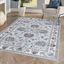 Elegant Cottage-Inspired Light Gray and Cream Synthetic Area Rug