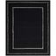 Bella 8' x 10' Black and Ivory Wool Area Rug