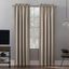 Stone Blackout Rod Pocket Polyester Curtain Panel 52 x 63