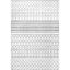 Eco-Friendly Gray Moroccan Blythe 5x8 ft Washable Area Rug