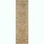 Elegant Antiquity Taupe & Beige Hand-Tufted Wool Runner Rug