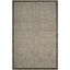 Ivory Abstract Tufted Wool Area Rug, 6' x 9', Easy Care