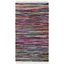 Handmade Multicolor Cotton Striped 3' x 5' Area Rug