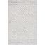 Hand-Tufted Abstract Grey/Ivory Wool Area Rug - 5'x8'