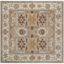 Heritage Light Grey and Grey Hand-Tufted Wool 6' x 6' Square Rug