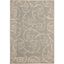 Grey and Natural Baroque Print Reversible Outdoor Area Rug