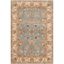 Handmade Blue and Beige Wool Tufted Oriental Area Rug