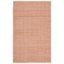 Boston 2'6" x 4' Orange and White Geometric Cotton Rug