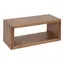 Rustic Brown Floating Cube Wood Wall Shelf, 11.4" x 23.1"