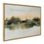 Natural Abstract Landscape Canvas Print with Wooden Frame