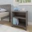 Clay Classic Wood Nightstand with Shelves for Kids