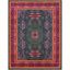 Elysian Blue Oriental-Inspired 8' x 10' Synthetic Area Rug