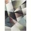 Porcello Grey and Multicolor Geometric Synthetic Area Rug