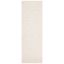 Chic Lodge-Style Ivory & Beige 2'6" x 8' Synthetic Runner Rug