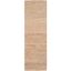 Handwoven Natural Jute 2'6" x 12' Runner Rug - Reversible and Eco-Friendly