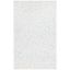 Light Gray Floral Hand-Tufted Wool Area Rug, 3' x 5'