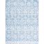 Blue Ivory Floral Hand-Tufted Wool 8' x 10' Area Rug