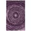 Bohemian Bliss Hand-Tufted Wool Rectangular Rug in Purple