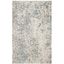 Blue and Gray Hand-Knotted Wool Viscose Area Rug, 8' x 10'