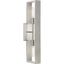 Boundary Brushed Nickel and Oak 24" Wall Sconce