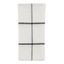 White and Black Cotton Windowpane Plaid Table Napkins Set of 4