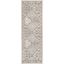 Beige Traditional Tile 32" Reversible Runner Rug