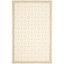 Handmade Taupe and Beige Cotton Area Rug