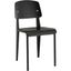 Black Metal Modern Dining Side Chair