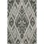 Capri Multi/Grey Hand-Tufted Wool and Viscose 4' x 6' Area Rug