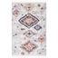 Ivory Diamond Hand-Knotted 4'x6' Synthetic Area Rug