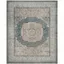 Sofia Light Grey and Blue Synthetic Reversible Area Rug