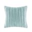 Madison Park Blue Faux Fur Square Accent Pillow