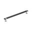 Overton 11" Brushed Nickel and Black Bar Pull