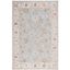 Elegance Blue Wool-Synthetic Blend 8' x 10' Hand-Knotted Area Rug