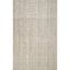 Coastal Charm Handwoven Jute 8' Square Area Rug in Off-White