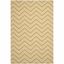 Hampton Green and Ivory Geometric Outdoor Area Rug