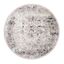 EcoChic Silver Speckled 5' Round Synthetic Area Rug