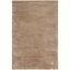 Dark Beige Reversible Rectangular Shag Area Rug