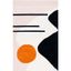 Rodeo Drive 6' x 9' Black and Orange Hand-Tufted Wool Rug