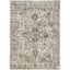 Beige Rectangular Synthetic Medallion Area Rug, 5' x 8'