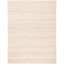 Ivory Handwoven Wool Rectangular 8' x 10' Area Rug