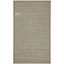 Natural Taupe Flat Woven Cotton Area Rug 3' x 5'