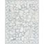 Capri Blue and Ivory Hand-Tufted Wool 8' x 10' Area Rug