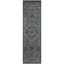 Elegant Handmade Gray Wool Tufted Runner Rug - 27"x7"