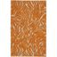 Sunlit Zebra Orange 5' x 7' Reversible Outdoor Area Rug