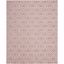 Moroccan Trellis Pink Viscose 8' x 10' Easy-Care Area Rug