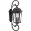 Verdae Black and Bronze 30.5" Outdoor Wall Lantern Sconce