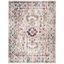 Elegant Grey/Blue Synthetic 9' x 12' Hand-Knotted Area Rug