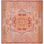 Valencia Multi-Color Hand-Knotted Square Area Rug